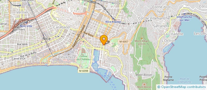 localisation de l'entreprise MADAME CHRISTINE GOINECE à NICE