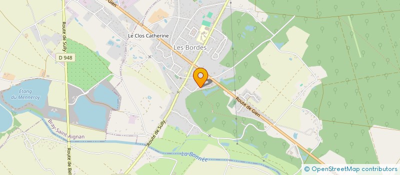 localisation de l'entreprise MADAME CHRISTINE GONCALVES à LES BORDES