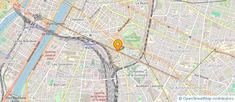 localisation de l'entreprise MADAME CHRISTINE GONSOLIN  LYON