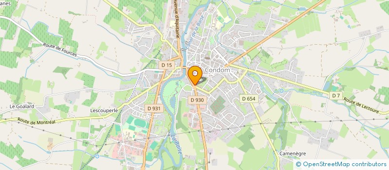 localisation de l'entreprise MADAME CHRISTINE GORRIN  CONDOM