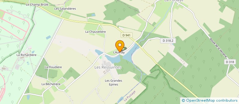 localisation de l'entreprise MADAME CHRISTINE GOSSELIN à LES RESSUINTES