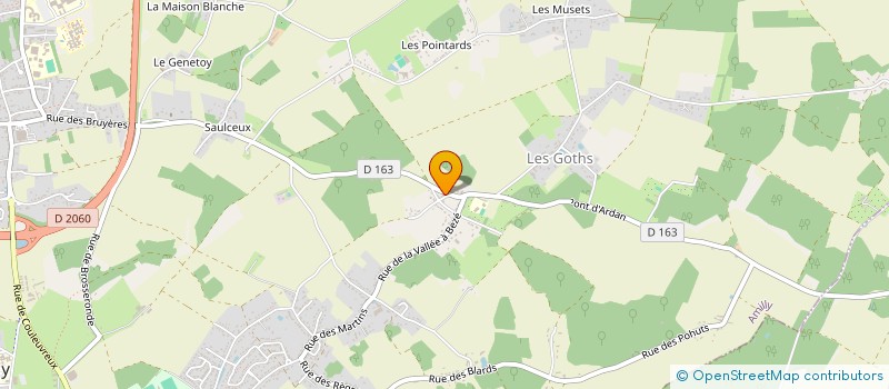 localisation de l'entreprise MADAME CHRISTINE GOSSIN  AMILLY