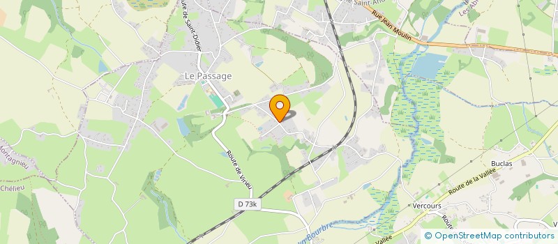 localisation de l'entreprise MADAME CHRISTINE GOUBIER  LE PASSAGE