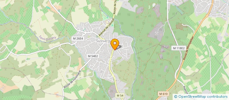 localisation de l'entreprise MADAME CHRISTINE GOUDARD  RESTINCLIERES