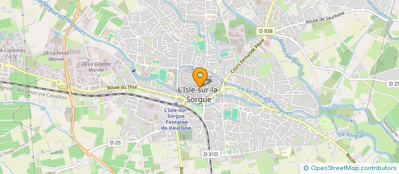 localisation de l'entreprise MADAME CHRISTINE GOUERE  L'ISLE-SUR-LA-SORGUE