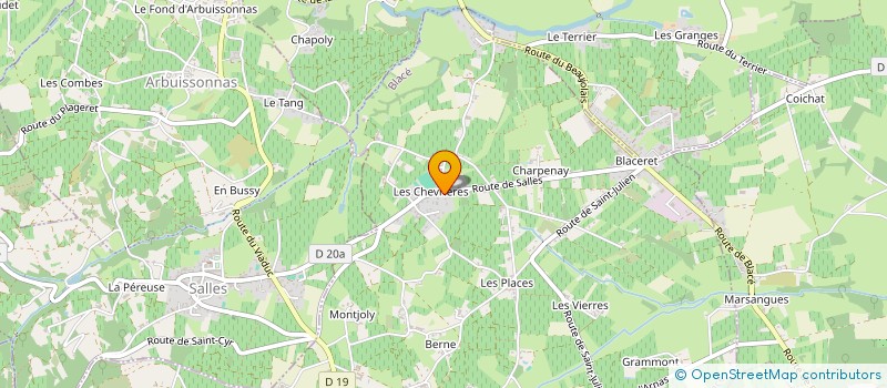 localisation de l'entreprise MADAME CHRISTINE GOUILLON  BLACE