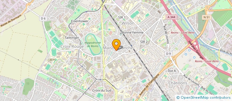 localisation de l'entreprise MADAME CHRISTINE GOULIN  MATOUGUES