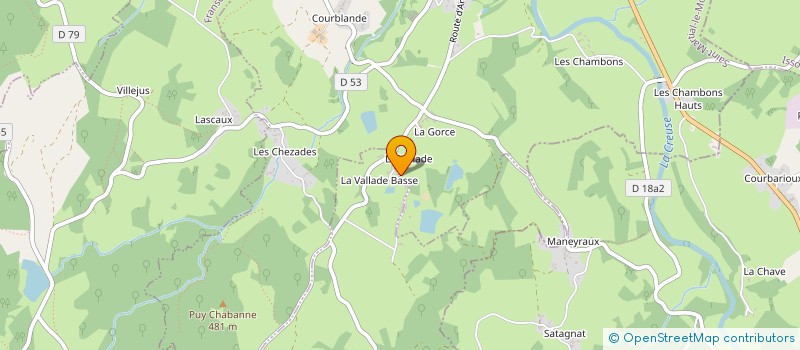 localisation de l'entreprise MADAME CHRISTINE GOUMY  SAINT-MARTIAL-LE-MONT