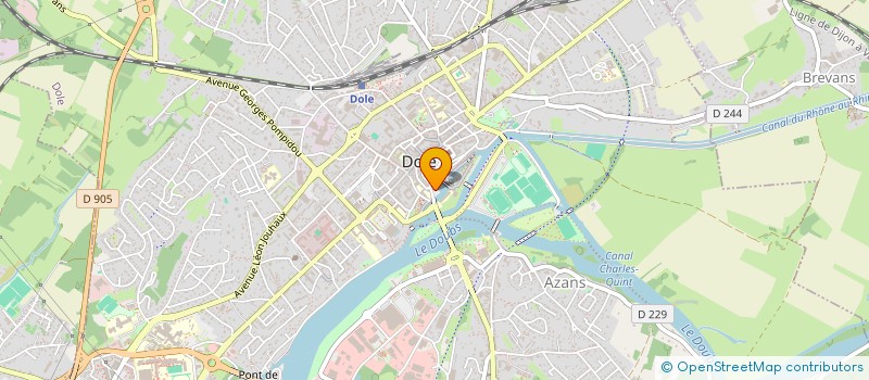 localisation de l'entreprise MADAME CHRISTINE GOUPIL  BAVERANS