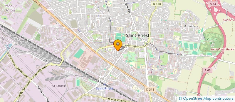 localisation de l'entreprise MADAME CHRISTINE GOUPILLON à SAINT-PRIEST