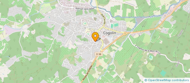 localisation de l'entreprise MADAME CHRISTINE GOURNES à COGOLIN