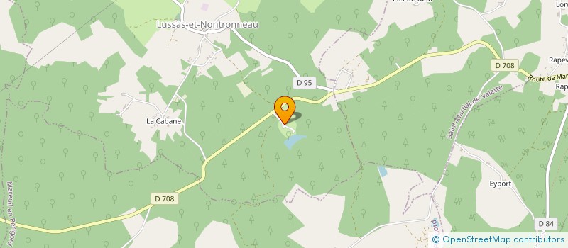 localisation de l'entreprise MADAME CHRISTINE GOURSAUD  LUSSAS ET NONTRONNEAU