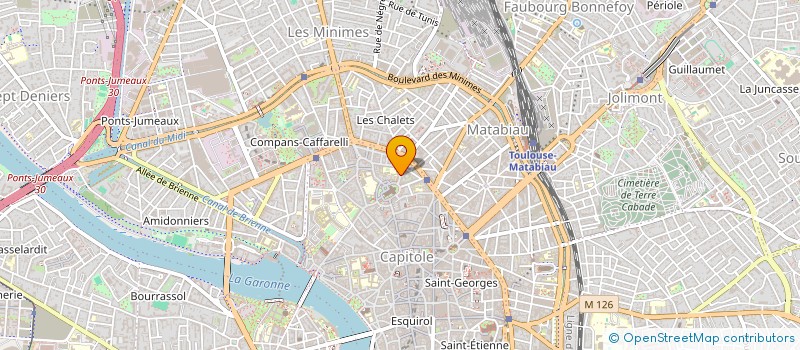 localisation de l'entreprise MADAME CHRISTINE GRANCON  TOULOUSE