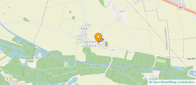 localisation de l'entreprise MADAME CHRISTINE GRANDJANIN  LUXEMONT-ET-VILLOTTE