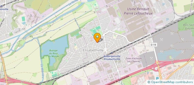 localisation de l'entreprise MADAME CHRISTINE GRANDJEAN  AUBERGENVILLE