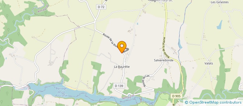 localisation de l'entreprise MADAME CHRISTINE GRANIER  ANGLARS-SAINT-FELIX