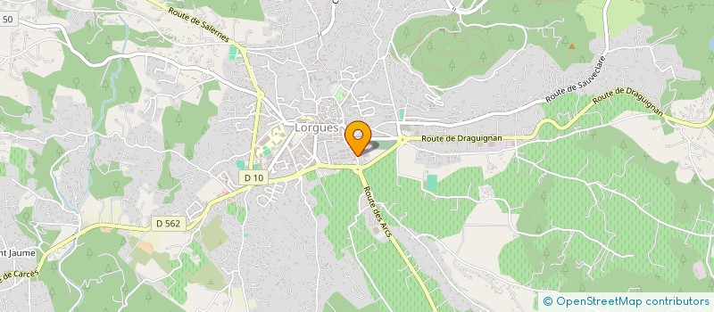 localisation de l'entreprise MADAME CHRISTINE GRECO  LORGUES