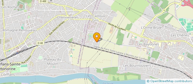 localisation de l'entreprise MADAME CHRISTINE GREGORI  HERBLAY-SUR-SEINE