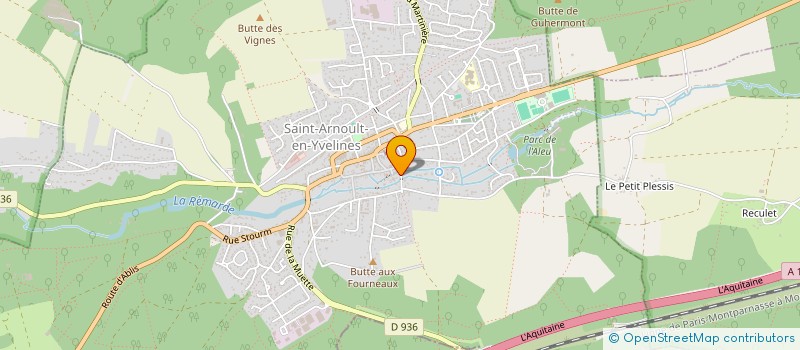 localisation de l'entreprise MADAME CHRISTINE GRENAT  SAINT-ARNOULT-EN-YVELINES