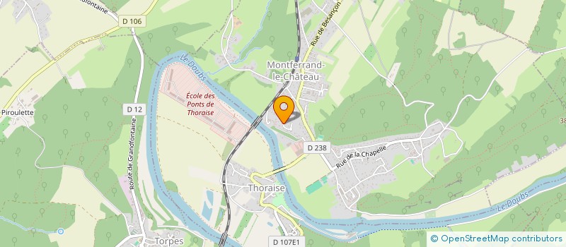 localisation de l'entreprise MADAME CHRISTINE GRENIER à MONTFERRAND-LE-CHATEAU