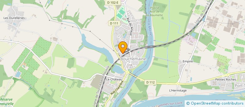 localisation de l'entreprise MADAME CHRISTINE GRENOUILLET  BOUCHEMAINE