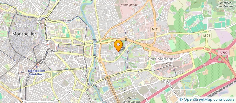 localisation de l'entreprise MADAME CHRISTINE GRIGGIO à MONTPELLIER