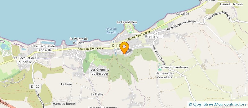 localisation de l'entreprise MADAME CHRISTINE GRIGNON  BRETTEVILLE