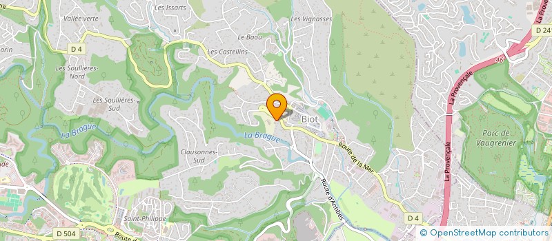 localisation de l'entreprise MADAME CHRISTINE GRIM  BIOT