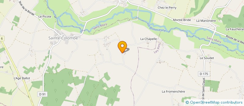 localisation de l'entreprise MADAME CHRISTINE GROLLEAU à VAL-DE-BONNIEURE