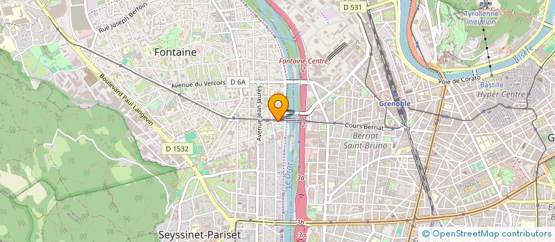 localisation de l'entreprise MADAME CHRISTINE GROSCARRET à FONTAINE