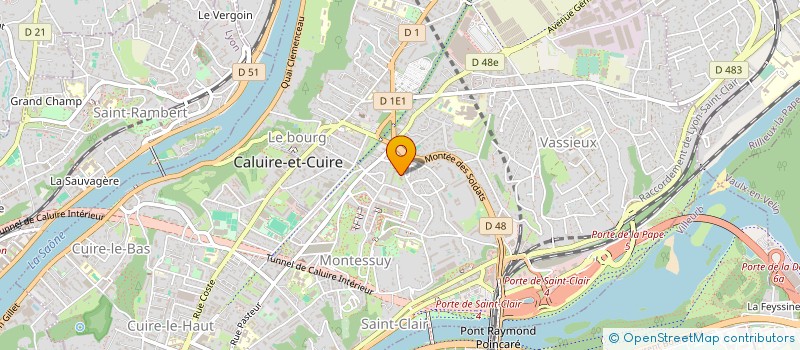 localisation de l'entreprise MADAME CHRISTINE GUBIAN à CALUIRE-ET-CUIRE