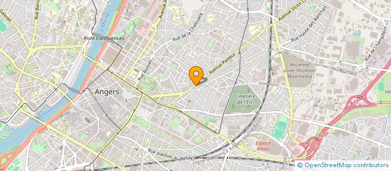 localisation de l'entreprise MADAME CHRISTINE GUEGUEN  ANGERS