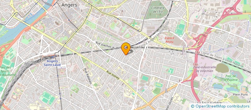localisation de l'entreprise MADAME CHRISTINE GUERIT  ANGERS
