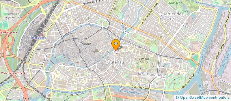 localisation de l'entreprise MADAME CHRISTINE GUETH à STRASBOURG