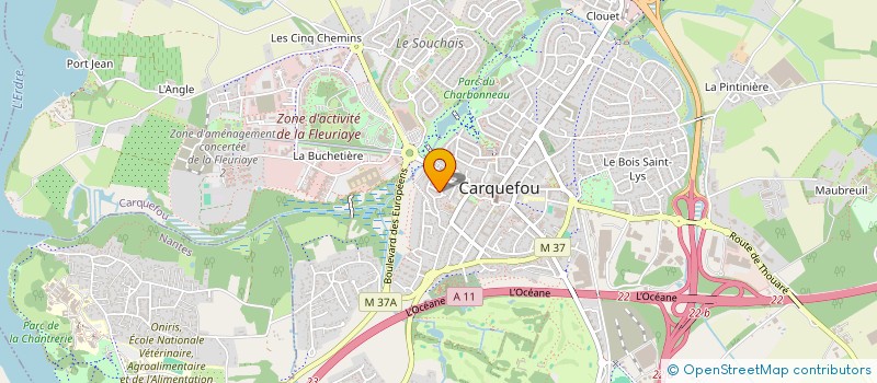 localisation de l'entreprise MADAME CHRISTINE GUIADER à CARQUEFOU