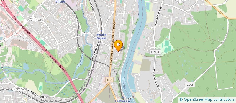 localisation de l'entreprise MADAME CHRISTINE GUICHARD à CORBEIL-ESSONNES