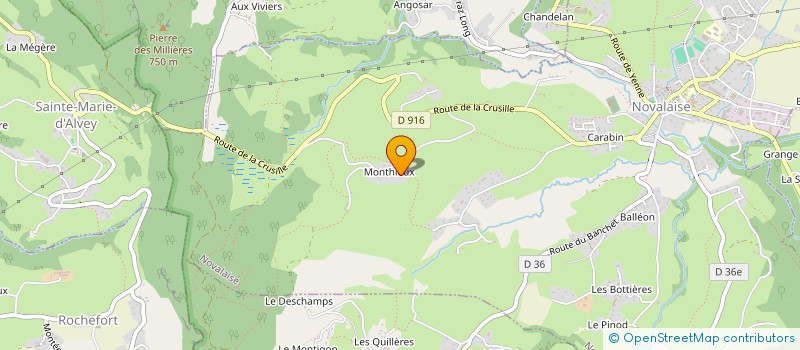 localisation de l'entreprise MADAME CHRISTINE GUILLERME  NOVALAISE