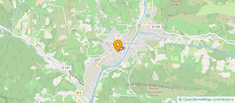 localisation de l'entreprise MADAME CHRISTINE GUILLET  BUIS-LES-BARONNIES