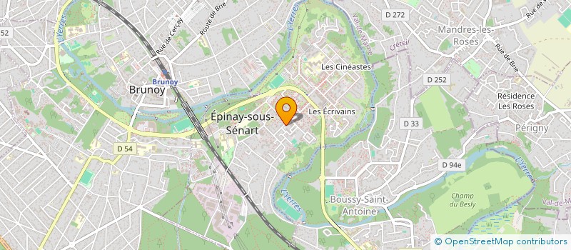 localisation de l'entreprise MADAME CHRISTINE GUILLIER à EPINAY-SOUS-SENART