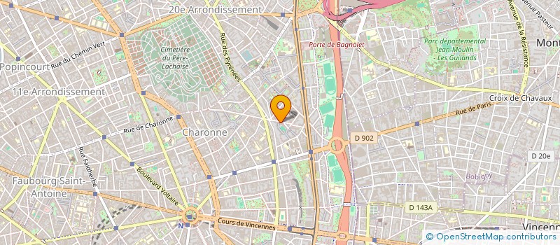 localisation de l'entreprise MADAME CHRISTINE GUILLOUET  PARIS