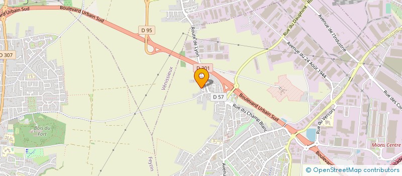 localisation de l'entreprise MADAME CHRISTINE GUIOCHON à CORBAS