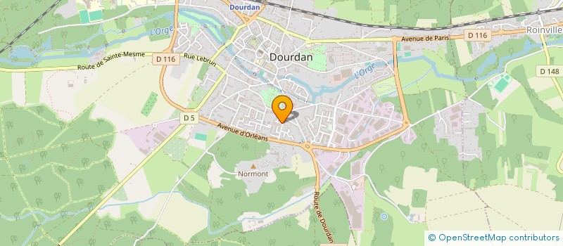 localisation de l'entreprise MADAME CHRISTINE GUIZARD  SAINT-ESCOBILLE