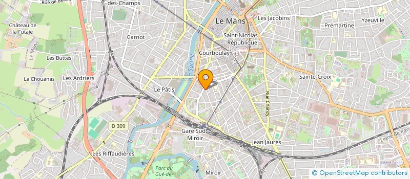 localisation de l'entreprise MADAME CHRISTINE GUNSENHEIMER  LE MANS