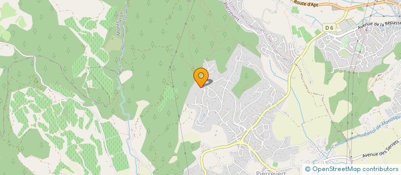 localisation de l'entreprise MADAME CHRISTINE GUSSE  PIERREVERT