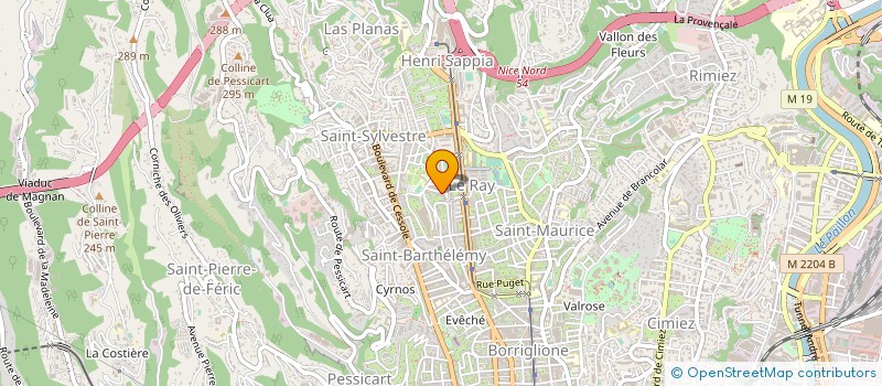 localisation de l'entreprise MADAME CHRISTINE GUYOT  NICE