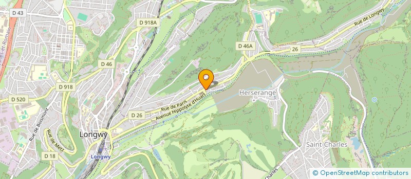 localisation de l'entreprise MADAME CHRISTINE GUYOT  HERSERANGE