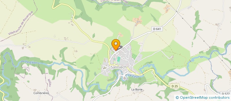 localisation de l'entreprise MADAME CHRISTINE HAAS  SALMIECH