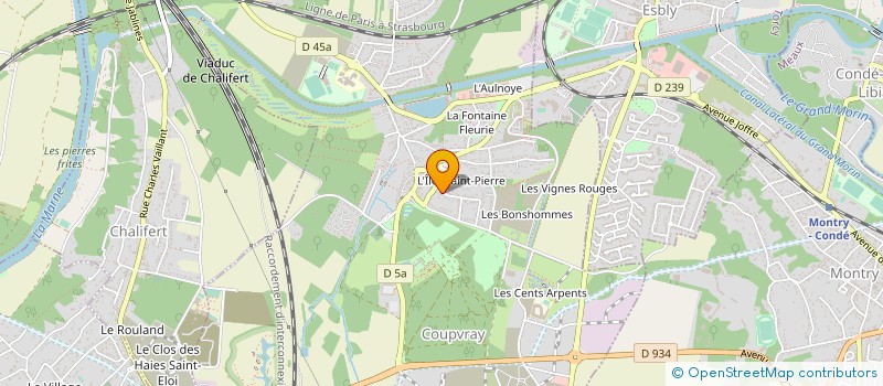 localisation de l'entreprise MADAME CHRISTINE HAMELIN  COUPVRAY