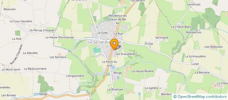 localisation de l'entreprise MADAME CHRISTINE HAMON  LE SEL-DE-BRETAGNE