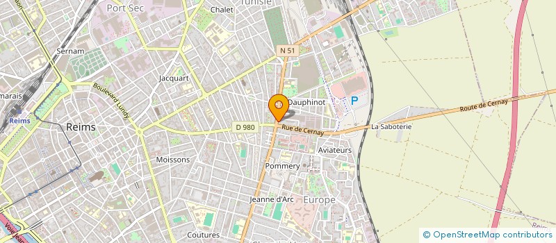 localisation de l'entreprise MADAME CHRISTINE HAN  REIMS
